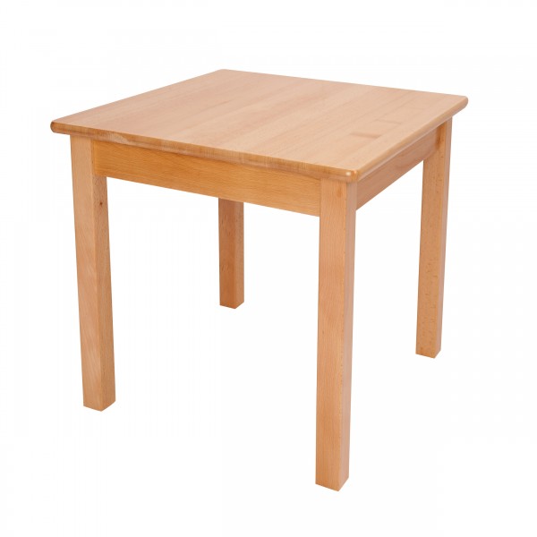 Beechwood Square Table Size: L50*W50cm Height:45cm (LJKF405) by Leader Joy Montessori USA