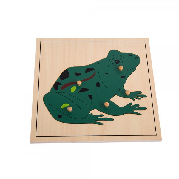 Frog Puzzle (LJBO010) by Leader Joy Montessori USA