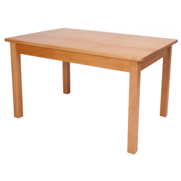 Beechwood Rectangle Table.  (L120cmxW80cmxHeight:50cm (LJKF501) by Leader Joy Montessori USA