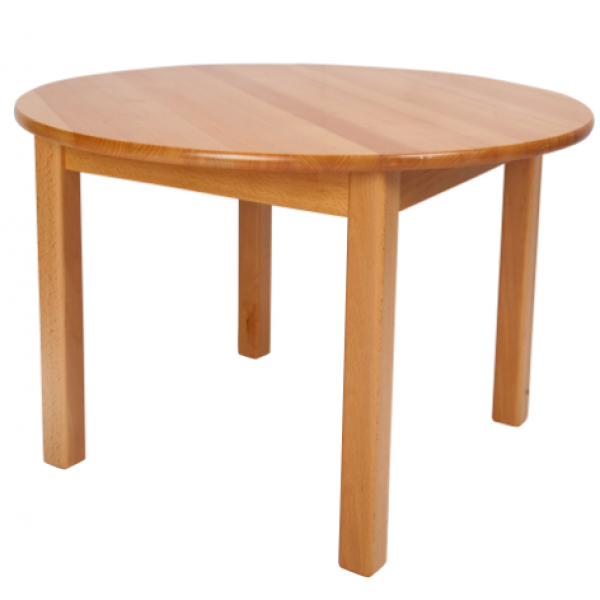 Beechwood Round Table (Diameter: 75cm) (LJKF407-2) by Leader Joy Montessori USA