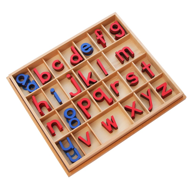 Small Movable Alphabet (Red & Blue)