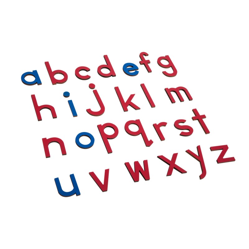 Small Movable Alphabet (Red & Blue)